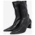Jil Sander Schwarze spitze Stiefeletten - Größe EU 38 (UK 5) - Ansicht 2