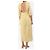Autre Marque Vestido midi amarillo de broderie anglaise - size UK 12 - vista 2