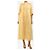Autre Marque Vestido midi amarillo de broderie anglaise - size UK 12 - vista 4