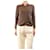 Eric Bompard Braune Vintage-Kaschmirhemden - Größe M