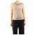 Autre Marque Beige Kaschmir-Weste mit cowl-neck - size UK 14