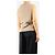 Autre Marque Beige Kaschmir-Weste mit cowl-neck - size UK 14 - Ansicht 2