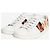 Gucci White Ace 'Loved' Leder-Sneaker - Größe EU 38.5 Weiß - Ansicht 2