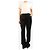 Saint Laurent Pantalones anchos de lana negros - size UK 16 - vista 2