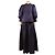 Antik Batik Set due pezzi blusa e gonna viola scuro - size L Porpora