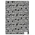 Autre Marque Black Alphabeta blanket