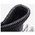 Saint Laurent Borsa tote Shopping in rafia e pelle nera Nero - vista 11