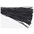 Saint Laurent Borsa tote Shopping in rafia e pelle nera Nero - vista 12