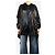 Moncler Parka con capucha de vinilo negro - size UK 12 - vista 3