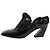 Mulberry Mules aus schwarzem Lackleder mit Rüschen - size EU 38