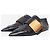 Jil Sander Chaussures plates à boucle en cuir noir - taille EU 38 - vue 2