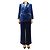 Maliparmi Completo due pezzi in velluto blu - size M