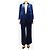 Maliparmi Completo due pezzi in velluto blu - size M - vista 3