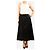 Joseph Falda cruzada Alix negra - size UK 16 Negro - vista 2