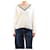 Brunello Cucinelli Weißer Cricket-Pullover mit Zopfmuster - Größe S