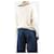 Brunello Cucinelli Weißer Cricket-Pullover mit Zopfmuster - Größe S - Ansicht 2