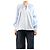 Laurence Bras Blusa de algodón azul claro - size UK 12