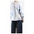 Laurence Bras Blusa de algodón azul claro - size UK 12 - vista 2