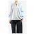 Laurence Bras Blusa de algodón azul claro - size UK 12 - vista 3