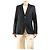 Prada Black wool-blend blazer - size UK 14