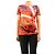 Etro Top de punto rojo con estampado all-over - size UK 10 Roja