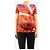 Etro Top de punto rojo con estampado all-over - size UK 10 Roja - vista 3