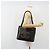 CHANEL COCO Mark Tote Bag Leather Black Gold CC - vista 25