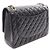 Timeless Borsa a tracolla Chanel Matelassé Classic Maxi Double Flap Nero - vista 2