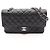 Timeless Borsa a tracolla Chanel Matelassé Double Flap Nero
