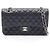 Borsa a tracolla Chanel Matelassé Double Flap Nero