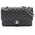 Borsa a tracolla Chanel Matelassé Double Flap Nero