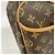 Borsa Louis Vuitton Monogram Deauville Marrone - vista 7