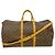 Louis Vuitton Boston Monogram Keepall Bandoulière 55 Marrone