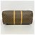 Louis Vuitton Boston Monogram Keepall Bandoulière 55 Marrone - vista 3