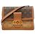 Borsa a tracolla Louis Vuitton Monogram Reverse Dauphine MM Marrone