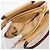 Borsa a mano Chanel in pelle d'agnello beige - vista 4
