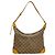 Borsa a tracolla Louis Vuitton Monogram Boulogne 35 Marrone