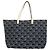 Gucci Tote Bag aus Navy-Canvas Marineblau