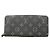 Louis Vuitton Monogram Eclipse Zippy Wallet Black