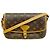 Bolsa de Ombro Louis Vuitton Monogram Sologne Marrom