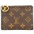 Louis Vuitton Monogram Portefeuille Lisa Wallet Marrone