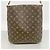 Borsa a tracolla Louis Vuitton Monogram Musette Marrone - vista 10