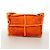 Borsa a tracolla Chanel in shearling arancione - vista 13