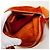 Borsa a tracolla Chanel in shearling arancione - vista 4