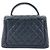 Borsa a mano Chanel Matelassé Medium in nero - vista 2