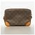 Borsa a tracolla Louis Vuitton Monogram Trocadero 27 Marrone - vista 10
