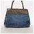 Borsa Tote Chanel in denim Marrone Blu - vista 11