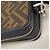 Borsa a tracolla Fendi Zucca in pelle Cachi Blu navy - vista 7