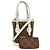 Borsa Louis Vuitton Monogram Nano Bucket Marrone Bianco