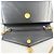 Borsa a tracolla minaudière Vicki Yves Saint Laurent Nero - vista 12